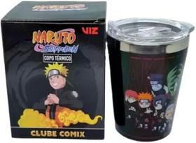 Copo Térmico Viagem Mini Akatsuki Naruto 400ml Copo Térmico Viagem Mini Akatsuki Naruto 400ml