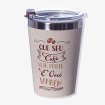 Copo Térmico Viagem Snap 300ml Café - Zona Criativa