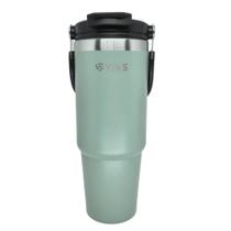 Copo Térmico Yins Handle Aço Inox 900ML - Verde Único