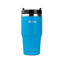 Copo Termico Zinnia ZR120, 600ml, Com Canudo, Azul, ZNC-ZR120-BU01