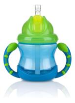 Copo Transição Alça E Canudo De Silicone Retrátil 240ml Nûby Copo Transição Alça E Canudo De Silicone Retrátil 240ml Nûby