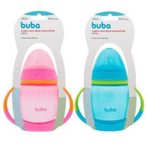 Copo Transição Bebê Com Bico De Silicone Alça Removível Buba