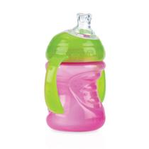 Copo Transição Bico Super Silicone Antivazamento com Tampa e Alças 240ml - Copo Transição Bico Super Silicone Antivazamento com Tampa e Alças 240ml -