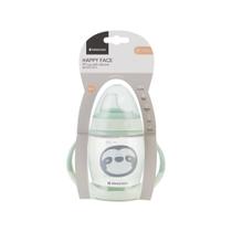 Copo Transição com Bico de Silicone Happy Face Mint 200ml KikkaBoo