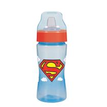 Copo Transição Com Bico Flexível DC Super Man 330ml Copo Transição Com Bico Flexível DC Super Man 330ml