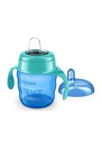 COPO TRANSIÇÃO EASY SIP C/ BICO SILICONE 200ml - 0% BPA - 6m+ - MENINO - PHILIPS AVENT