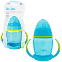 Copo Transição Infantil Com Alça Removível Bico Silicone 250ml 6m+ Buba