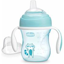 Copo Transition Cup 200ml +4m Azul Chicco