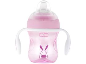 Copo Transition Cup 4+ Chicco 200ml Rosa Copo Transition Cup 4+ Chicco 200ml Rosa