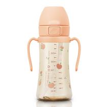 Copo Treinador Grosmimi 300ml - Livre de Vazamentos com Tampa Flip Top PPSU