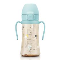 Copo Treinador Grosmimi 300ml - Livre de Vazamentos com Tampa Flip Top PPSU