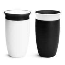 Copo Treinador Munchkin Miracle 360° 300ml - Pacote com 2 (Preto/Branco) Copo Treinador Munchkin Miracle 360° 300ml - Pacote com 2 (Preto/Branco)