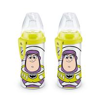 Copo Treinador NUK Buzz Lightyear Active 300ml - Pacote com 2 Unidades (Sem BPA)