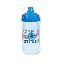Copo Treinamento 240ml Stitch Azul Anti Pingos BabyGo Copo Treinamento 240ml Stitch Azul Anti Pingos BabyGo