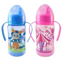 Copo Treinamento 270ml com Alça Bico Rigido Válvula Redutora Azul e Rosa Copo Treinamento 270ml com Alça Bico Rigido Válvula Redutora Azul e Rosa