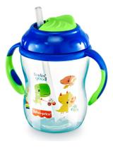 Copo Treinamento Alça Canudo Macio 270ml Fisher Price Bb1016 Cor Azul Copo Treinamento Alça Canudo Macio 270ml Fisher Price Bb1016 Cor Azul