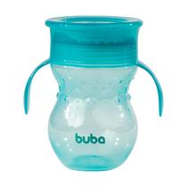Copo Treinamento Baby Infantil Criança Bebe 360º Com Alça Antivazamento 250ml Buba