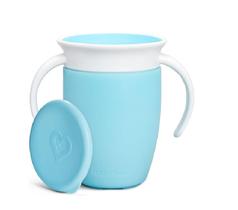 Copo Treinamento C/Tampa 360º 207ml +6m Azul Munchkin