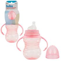 Copo Treinamento Com Alça Removível e Bico de Silicone 6m+ 260ml - Buba Baby Copo Treinamento Com Alça Removível e Bico de Silicone 6m+ 260ml - Buba Baby