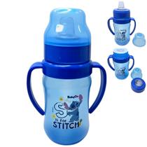 Copo Treinamento Infantil com Alça 400ml Bico Flexível Macio Stitch - BabyGo