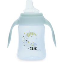 Copo treinamento star silicone 250ml azul lolly unidade