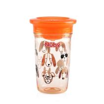 Copo Tritan 360 Wonder Cup 300Ml - Cachorrinho Laranja