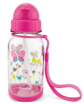 Copo Tritan Com Canudo Borboleta 400ml (18m+) - Comtac Kids