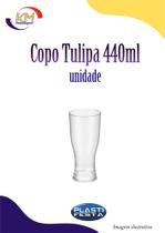 Copo Tulipa 440 ml cristal unidade - Plastifesta - eventos, comemorações, confraternização (14301) Copo Tulipa 440 ml cristal unidade - Plastifesta - eventos, comemorações, confraternização (14301)