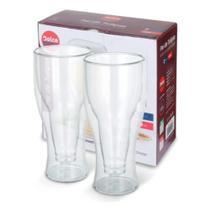 Copo Tulipa Parede Dupla 350ml 2pc Dolce Home Copo Tulipa Parede Dupla 350ml 2pc Dolce Home