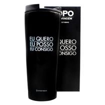 Copo Tumbler 400ML Eu Quero Eu Posso Eu Consigo Copo Tumbler 400ML Eu Quero Eu Posso Eu Consigo
