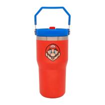 Copo Tumbler Hanger Super Mario 650ml Zona Criativa - 10026590