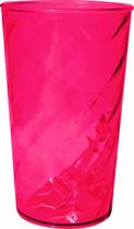 Copo Twister 400Ml Acrílico - Rosa Neon