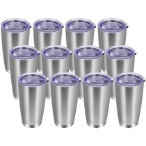 Copo VEGOND 600ml de aço inoxidável isolado a vácuo, pacote com 12 Copo VEGOND 600ml de aço inoxidável isolado a vácuo, pacote com 12