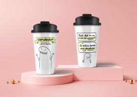 Copo Viagem 500ml Flork Vendedor Poopstore