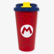 Copo viagem bucks 500ml super mario symbol