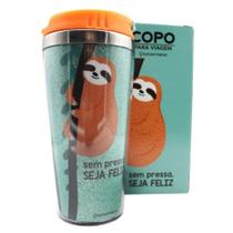 Copo Viagem Gliter Com Tampa 450ml Preguica Copo Viagem Gliter Com Tampa 450ml Preguica