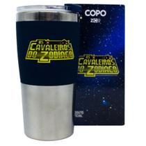 Copo Viagem Max 450ml Cavaleiros Do Zodiaco Logo