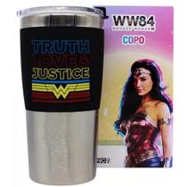 Copo Viagem Max 450ml Mulher Maravilha
