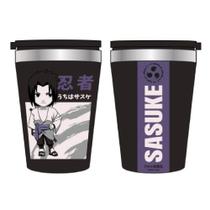 Copo Viagem Mini Sasuke Chibi 400Ml Oficial Naruto