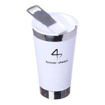 Copo Viagem Opener 500ml Forever Cheers Branco Copo Viagem Opener 500ml Forever Cheers Branco