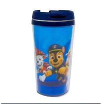 Copo viagem pop 200ml paw patrol turma zona criativa