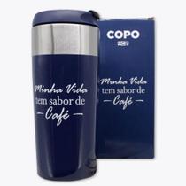 Copo Viagem Slim Sabor De Cafe 300ml Copo Viagem Slim Sabor De Cafe 300ml