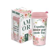 Copo viagem smart 200ml frases motivacional - espalhe amor