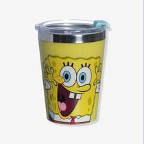 Copo viagem snap 300ml bob esponja Copo viagem snap 300ml bob esponja