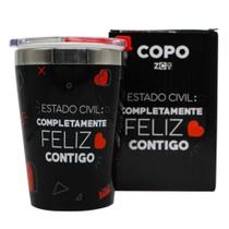 Copo Viagem Snap 300ml Feliz Contigo