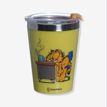 Copo viagem snap 300ml garfield as manhas sao tardes - zc