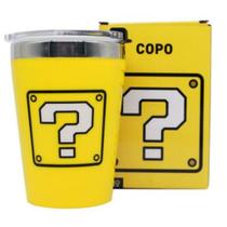 Copo Viagem Snap 300ml Mario Cubo 10024016 Copo Viagem Snap 300ml Mario Cubo 10024016