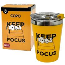 Copo Viagem Snap 300ml Snoopy Keep Focus