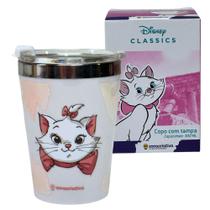 Copo Viagem Snap em Inox 300ML GATINHA MARIE DISNEY - ZC Copo Viagem Snap em Inox 300ML GATINHA MARIE DISNEY - ZC