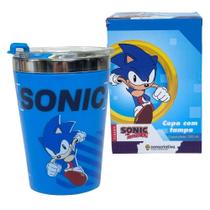 Copo Viagem Snap Em Inox 300Ml Sonic Speed - Zona Criativa